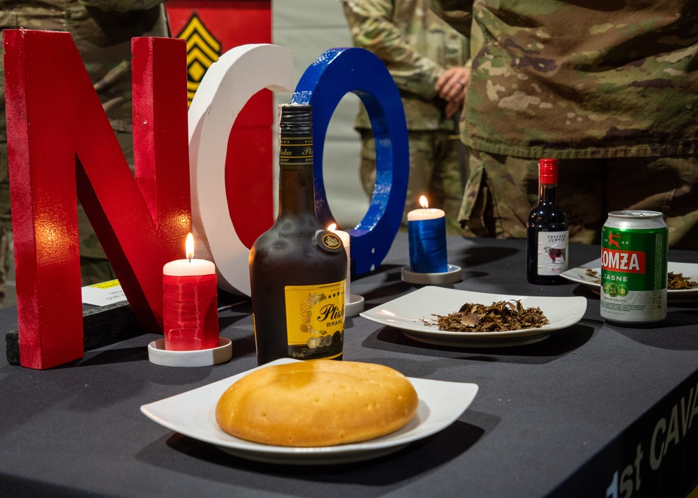 1st Cavalry Division conducts NCO Induction Ceremony in Poland