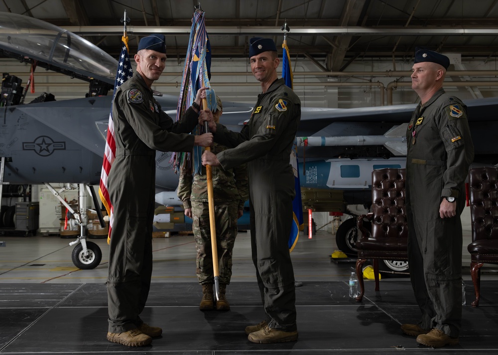 336th Fighter Squadron Change of Command