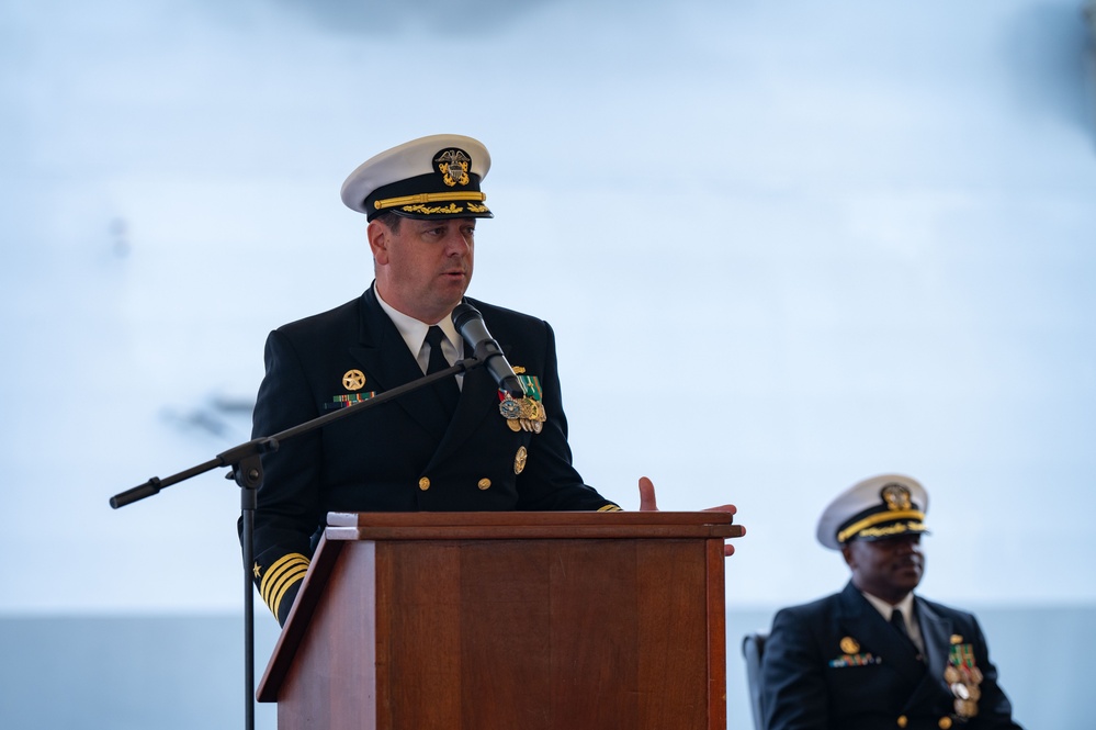 USS Arleigh Burke Change of Command Ceremony