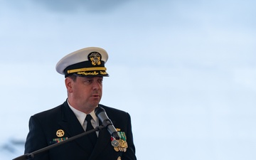 USS Arleigh Burke Change of Command Ceremony