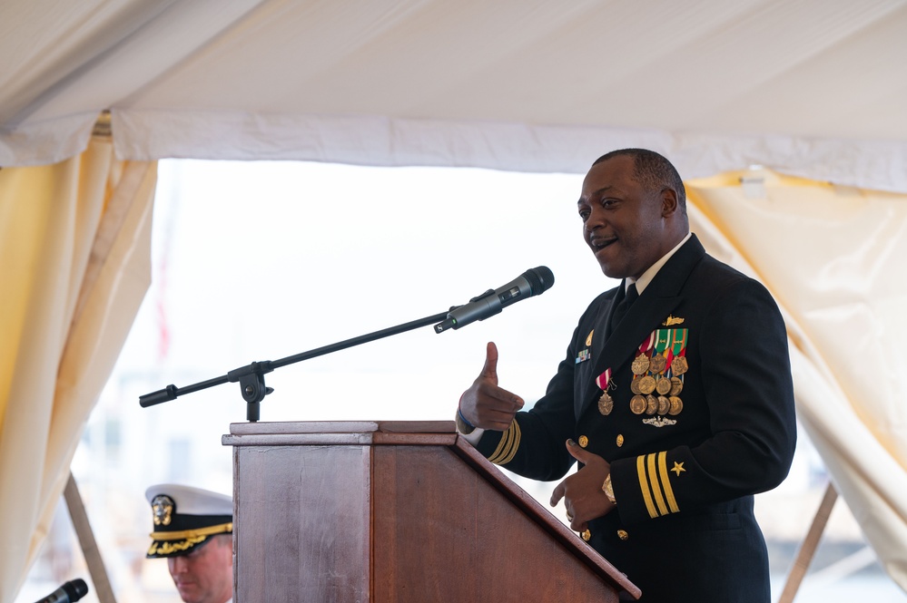 USS Arleigh Burke Change of Command Ceremony