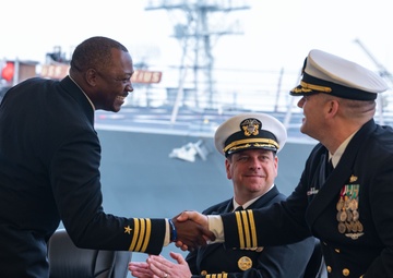 USS Arleigh Burke Change of Command Ceremony
