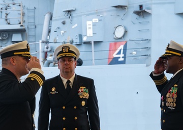 USS Arleigh Burke Change of Command Ceremony