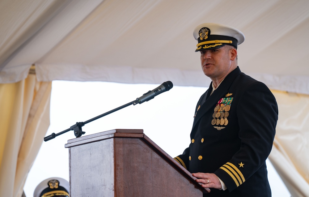 USS Arleigh Burke Change of Command Ceremony