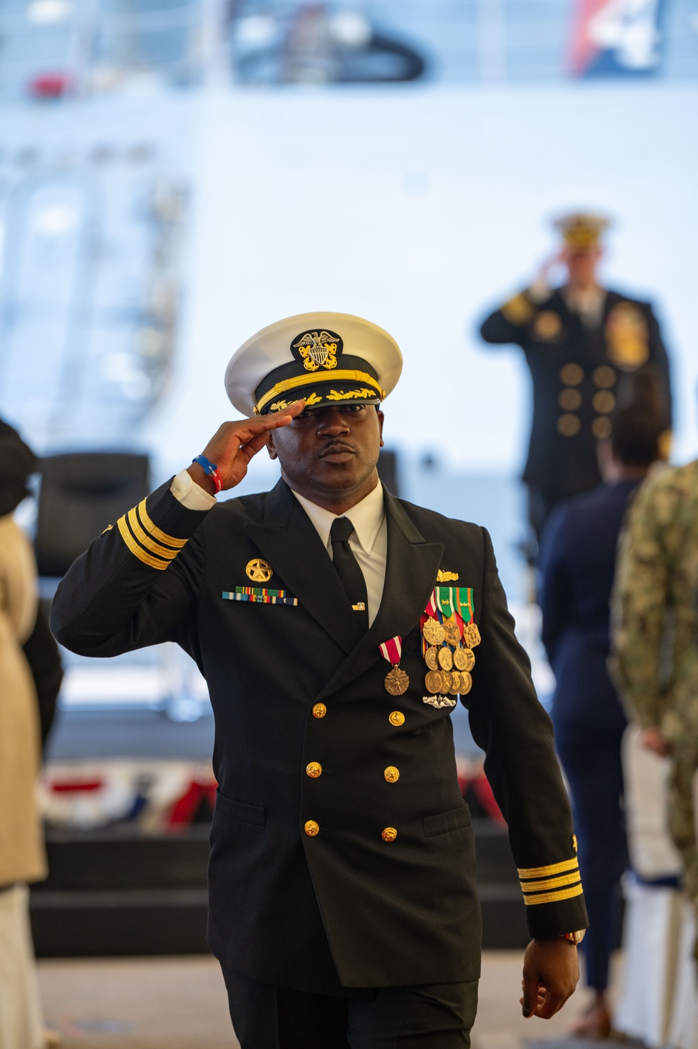 USS Arleigh Burke Change of Command Ceremony