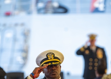 USS Arleigh Burke Change of Command Ceremony