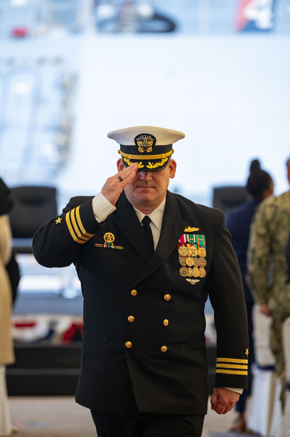 USS Arleigh Burke Change of Command Ceremony