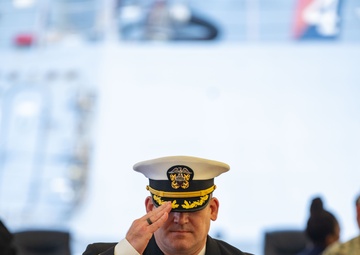 USS Arleigh Burke Change of Command Ceremony