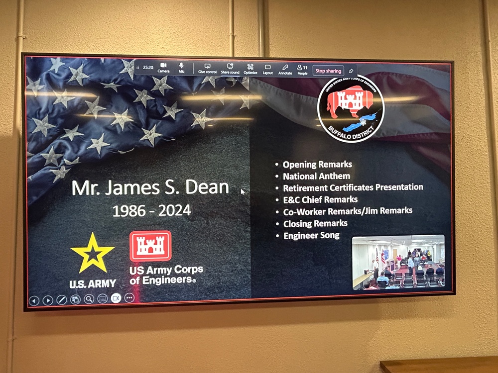 Jim Dean Retirement Ceremony