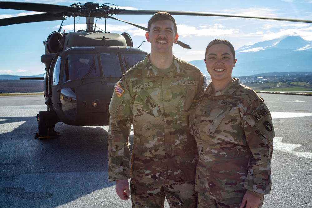 Idaho Army National Guard Aviation couple assigned to KFOR 34 exemplifies the strength of dual-military marriage