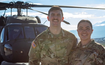 Idaho Army National Guard Aviation couple assigned to KFOR 34 exemplifies the strength of dual-military marriage