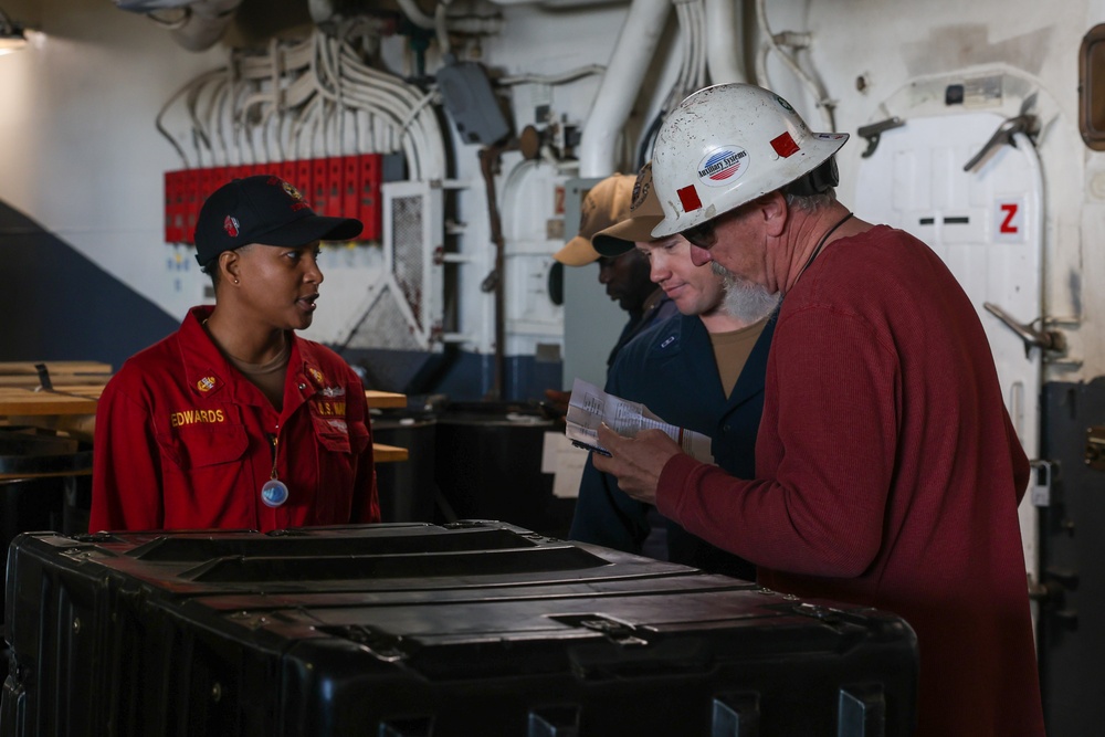 USS Wasp Conducts Post-Deployment Maintenance Availability