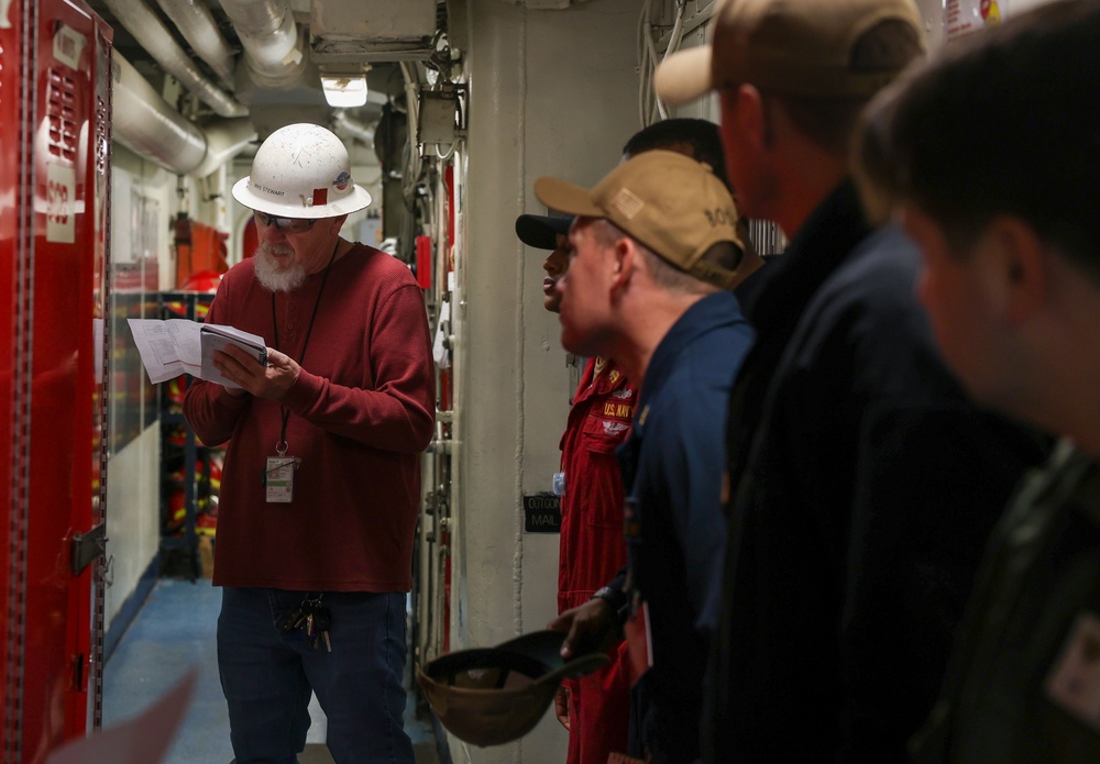USS Wasp Conducts Post-Deployment Maintenance Availability
