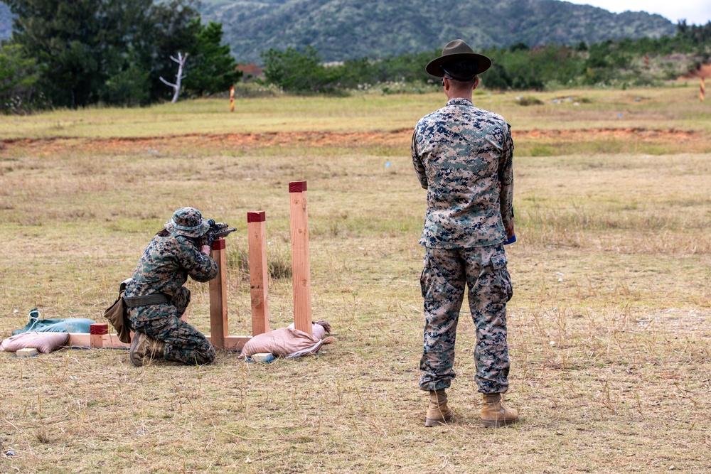 Marine Corps Marksmanship Competition Far East Team Shoots 24 