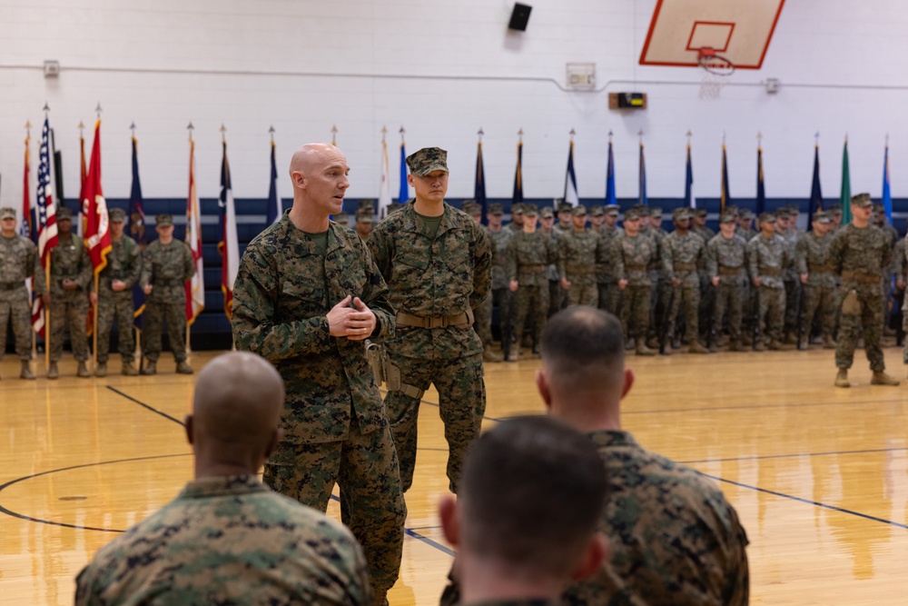 Combat Logistics Battalion 6 Relief and Appointment Ceremony