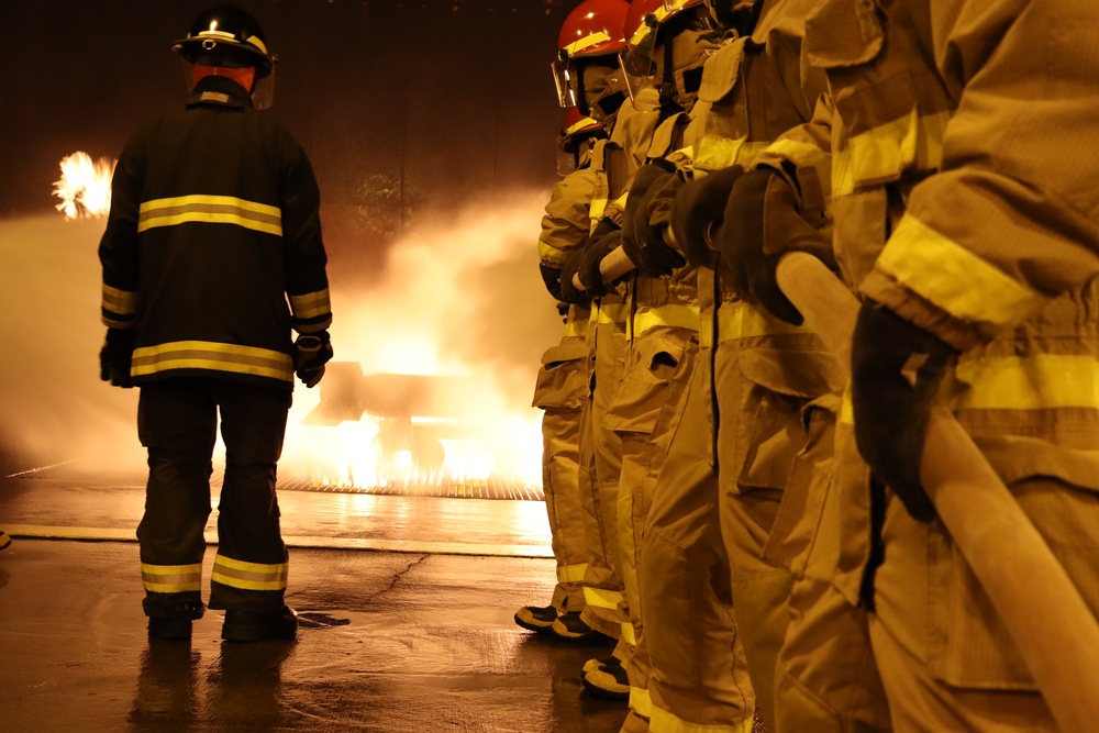 Wild Fire - Damage Control Training at Officer Training Command Newport