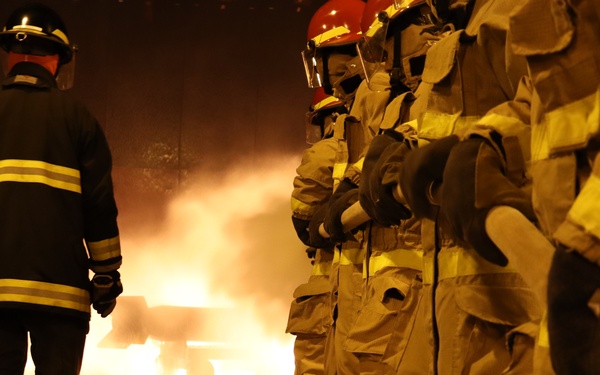 Wild Fire - Damage Control Training at Officer Training Command Newport