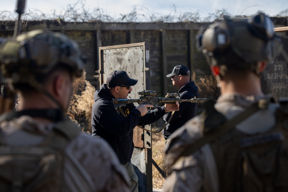 Marines train raiding skills at EOTG