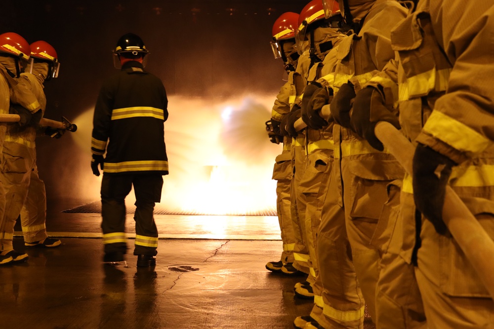 Wild Fire - Damage Control Training at Officer Training Command Newport