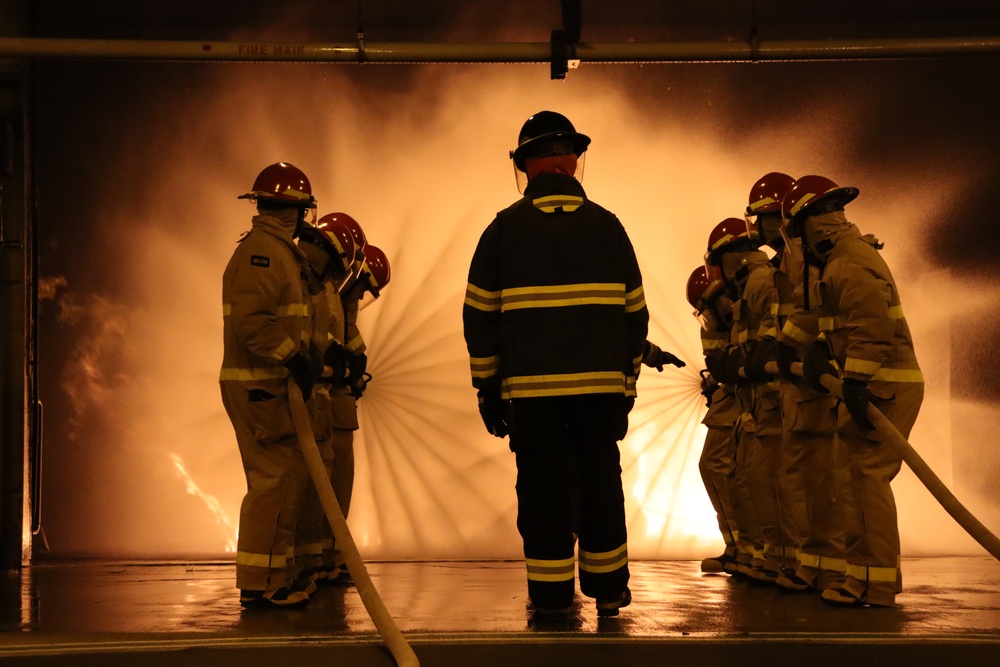 Feature Photo - Damage Control Training at Officer Training Command Newport