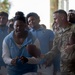 UF Gators and TU Green Wave football teams visit MacDill AFB ahead of Gasparilla Bowl