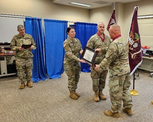 First Inductee to the Order of Military Merit for the Maine Army National Guard