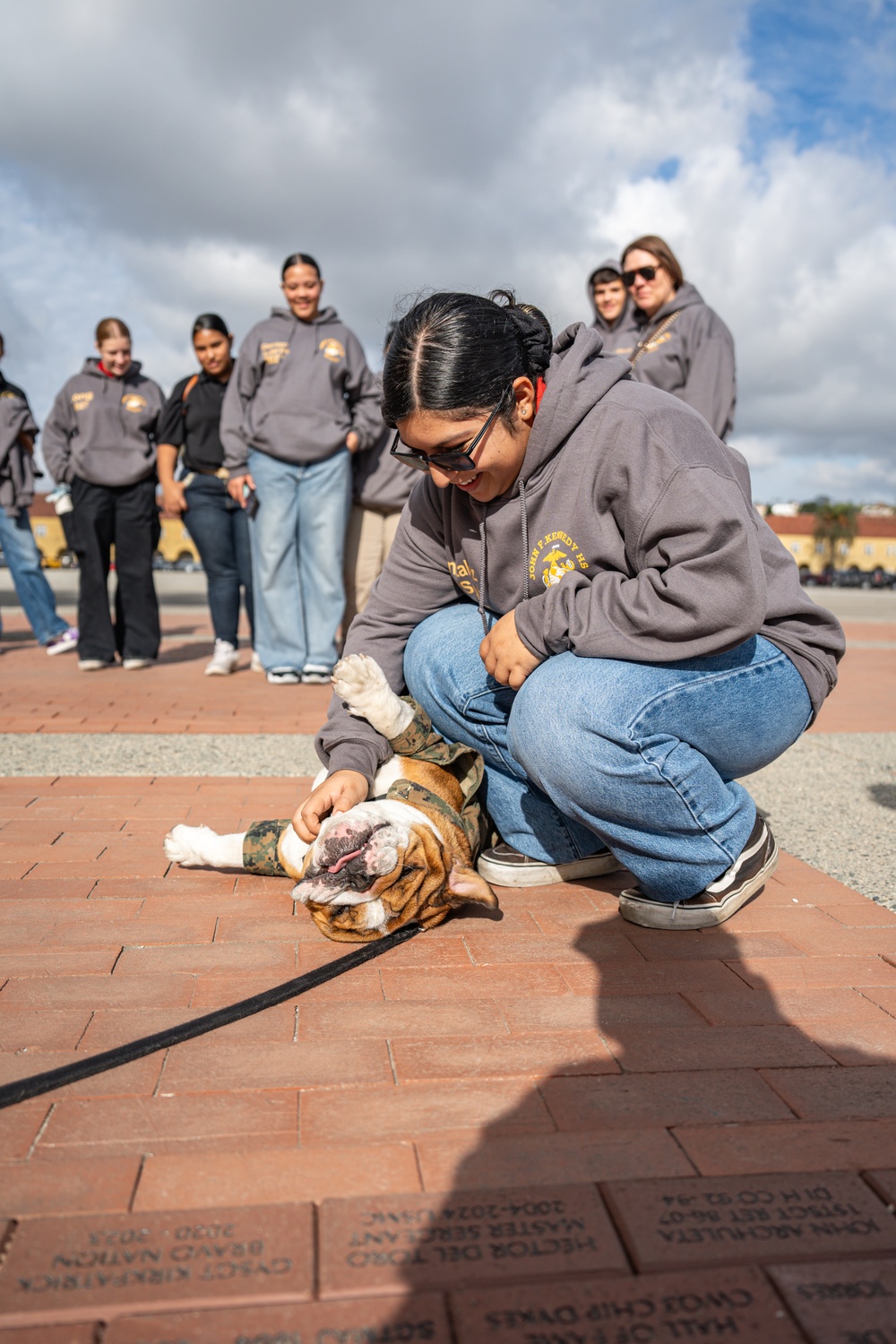 John F. Kennedy High School Junior ROTC visits MCRDSD