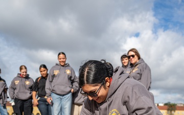 John F. Kennedy High School Junior ROTC visits MCRDSD