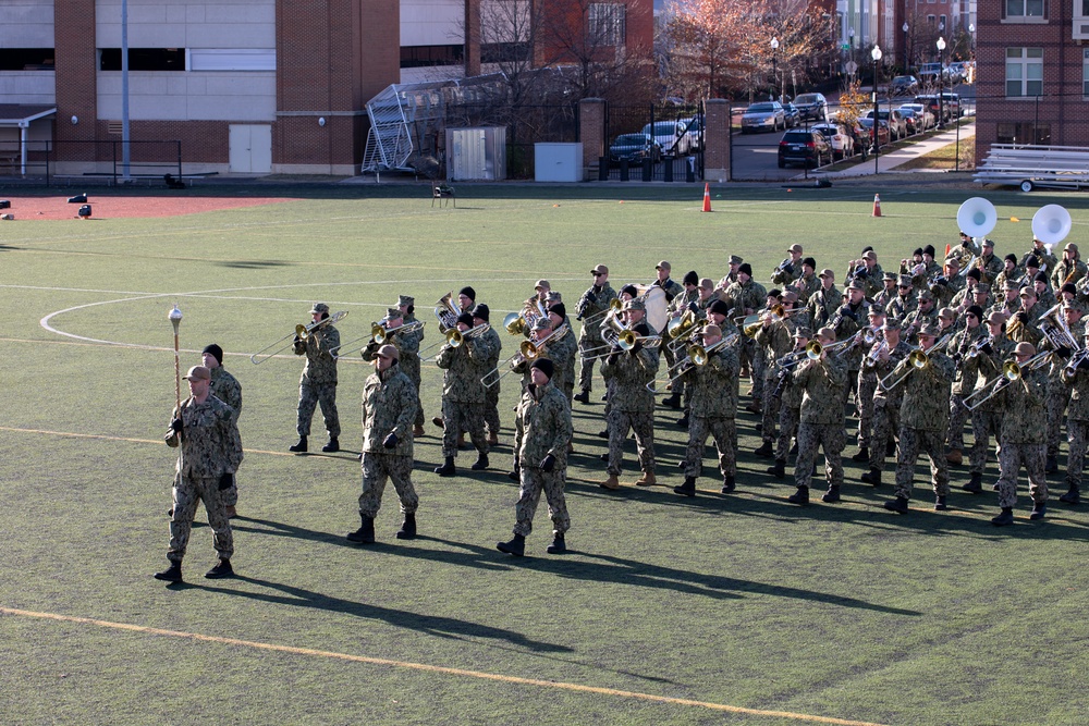 Navy Band conducts rehearsal ahead of 60th Presidential Inauguration participation