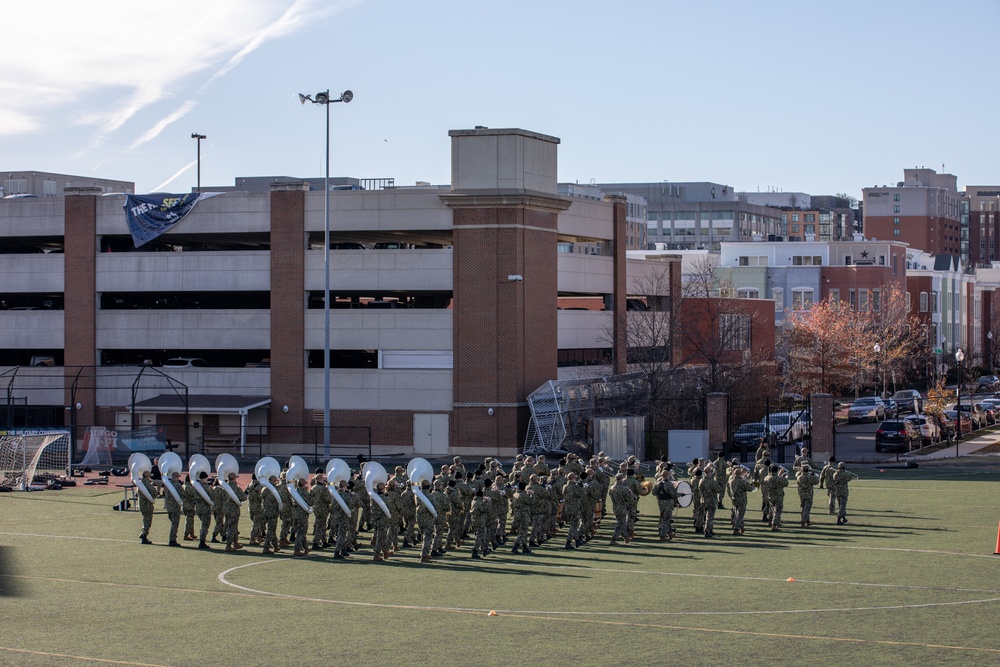 Navy Band conducts rehearsal ahead of 60th Presidential Inauguration participation