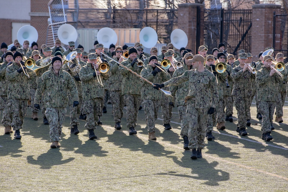 Navy Band conducts rehearsal ahead of 60th Presidential Inauguration participation