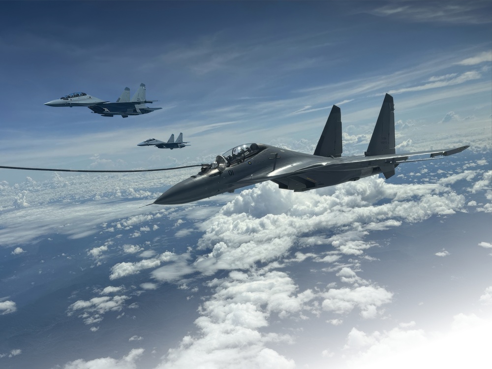 141st Air Refueling Wing Makes Military History by Refueling Russian Made SU-30MKM