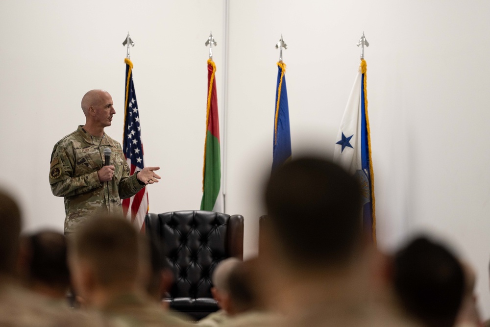 CSAF CMSAF visit USCENTCOM