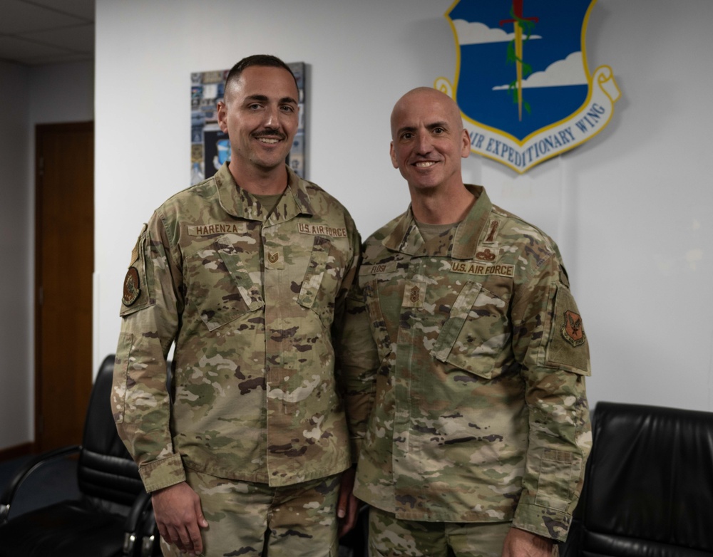 CSAF CMSAF visit USCENTCOM