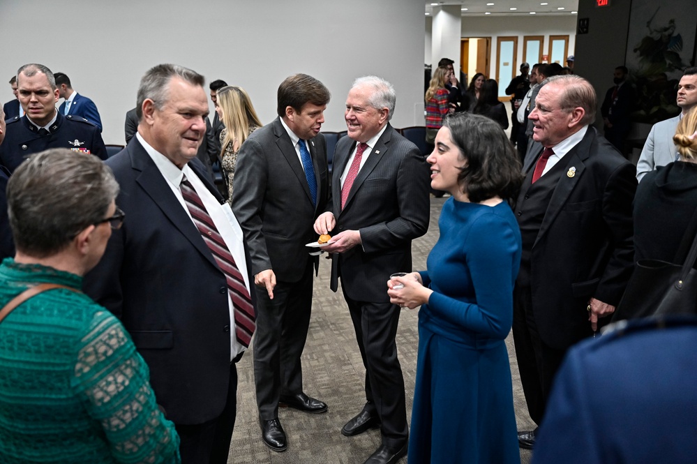 SecAF Kendall attends DAF holiday party at U.S. Capitol