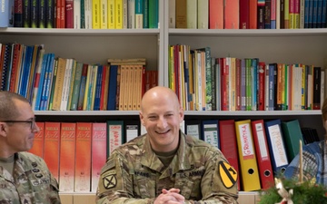 1st Cavalry Division visits Polish School in Wysoka