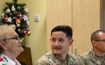 1st Cavalry Division visits Polish School in Wysoka