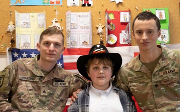 1st Cavalry Division visits Polish School in Wysoka