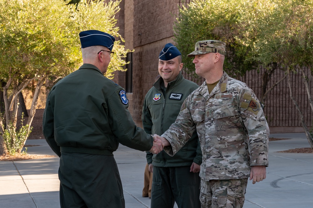 NORAD and USNORTHCOM commander visits Nellis AFB