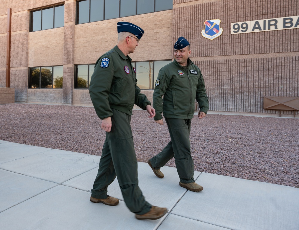 NORAD and USNORTHCOM commander visits Nellis AFB