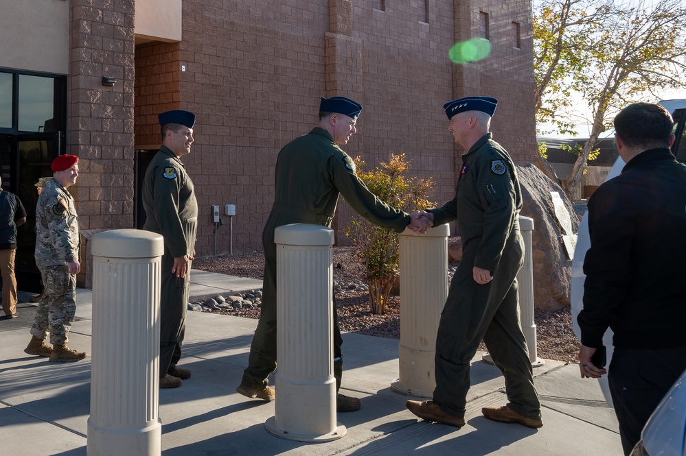 NORAD and USNORTHCOM commander visits Nellis AFB