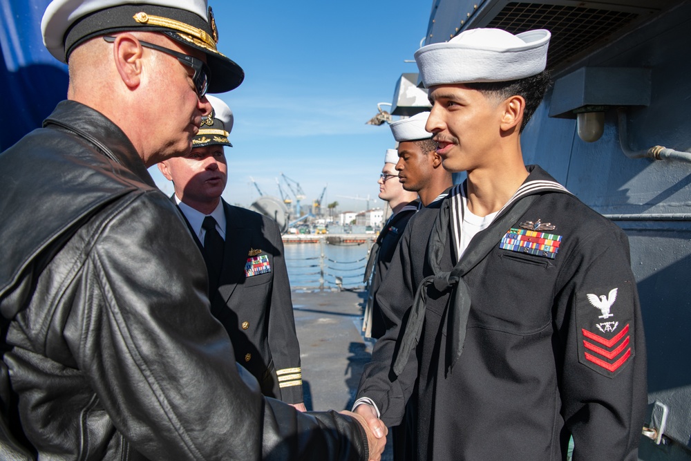 SWOBOSS welcomes USS Spruance back to San Diego