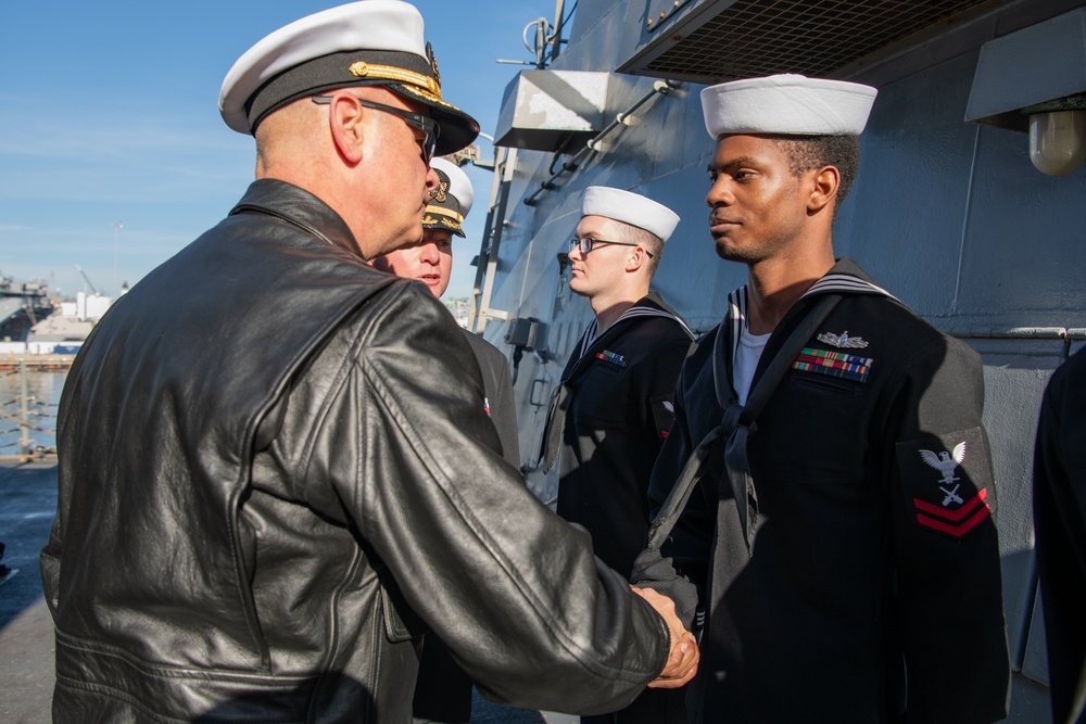 SWOBOSS welcomes USS Spruance back to San Diego