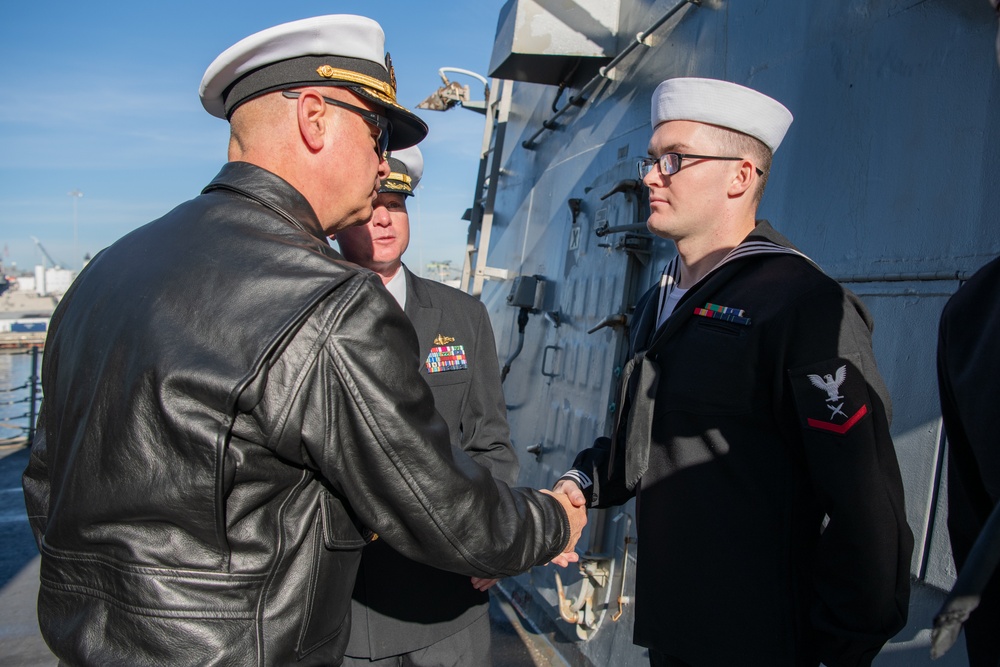 SWOBOSS welcomes USS Spruance back to San Diego