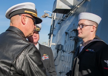 SWOBOSS welcomes USS Spruance back to San Diego