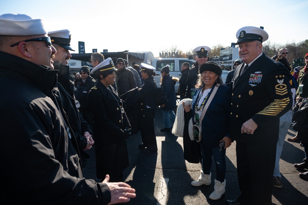 MCPON James Honea attends 125th Army-Navy Football Game