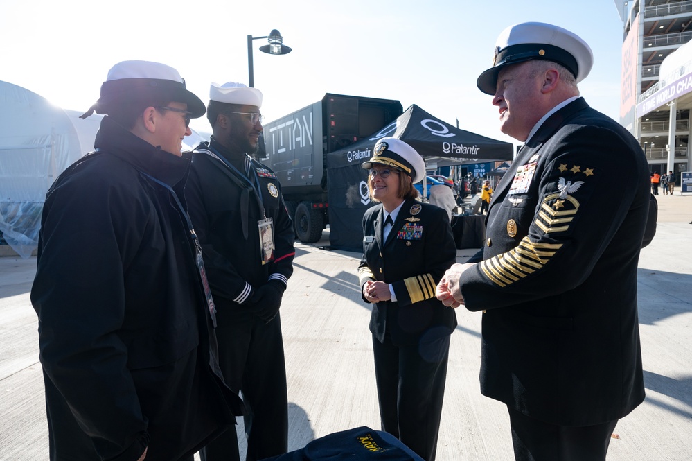 MCPON James Honea attends 125th Army-Navy Football Game