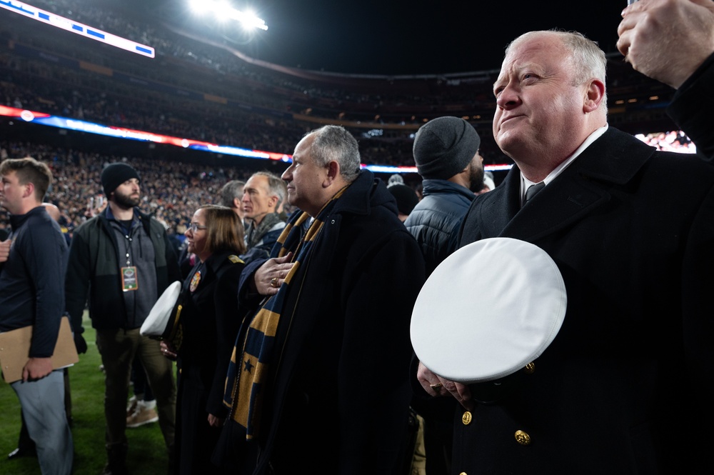 MCPON James Honea attends 125th Army-Navy Football Game