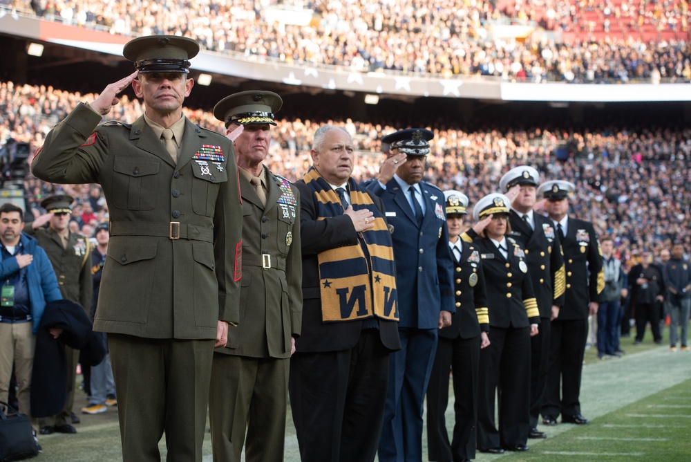 MCPON James Honea attends 125th Army-Navy Football Game