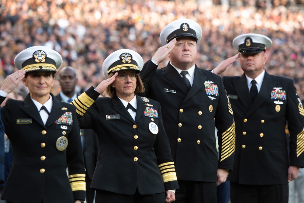 MCPON James Honea attends 125th Army-Navy Football Game